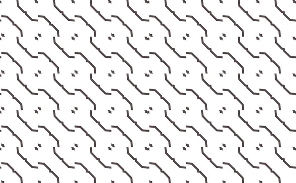 Геометрический Повторяющийся Орнаментальный Векторный Рисунок Бесшовная Текстура Черно Белыми Оттенками — стоковый вектор