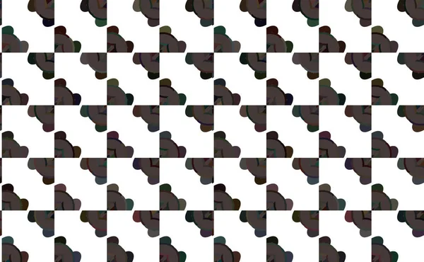 幾何学的な繰り返し装飾ベクトルパターン 黒と白の色合いとシームレスなデザインのテクスチャ — ストックベクタ