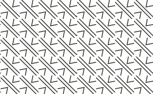 Γεωμετρικό Επαναλαμβανόμενο Διακοσμητικό Διανυσματικό Μοτίβο Απρόσκοπτη Σχεδιαστική Υφή Ασπρόμαυρες Αποχρώσεις — Διανυσματικό Αρχείο
