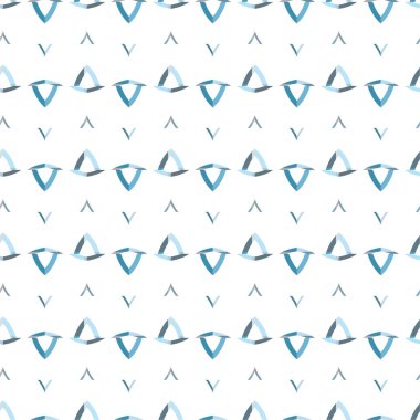 soyut geometrik dikişsiz desen, vektör illüstrasyonu