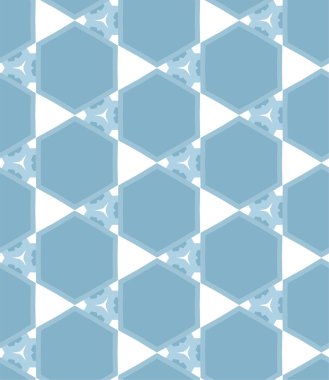 Geometrik soyut dikişsiz desen, vektör illüstrasyonu