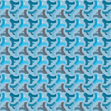 soyut geometrik dikişsiz desen, vektör illüstrasyonu