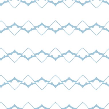 Geometrik soyut dikişsiz desen, vektör illüstrasyonu