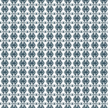 Geometrik soyut dikişsiz desen, vektör illüstrasyonu