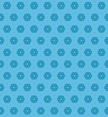 Geometrik şekilli kusursuz desen vektör çizimi  