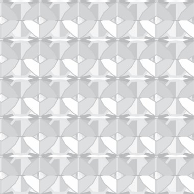 Geometrik şekilli kusursuz desen vektör çizimi  