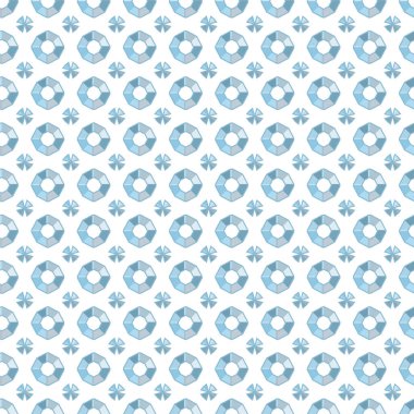 Geometrik şekilli kusursuz desen vektör çizimi  