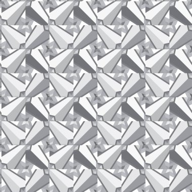 soyut geometrik dikişsiz desen, vektör illüstrasyonu