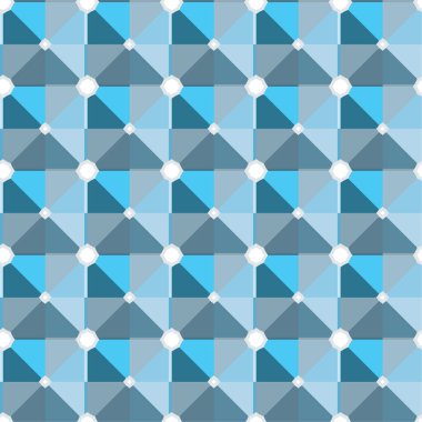 soyut geometrik dikişsiz desen, vektör illüstrasyonu
