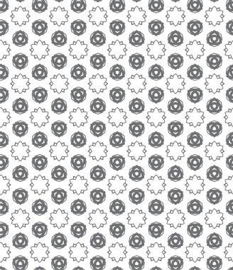 Geometrik soyut dikişsiz desen, vektör illüstrasyonu