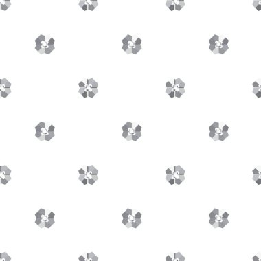 Geometrik şekilli kusursuz desen vektör çizimi  