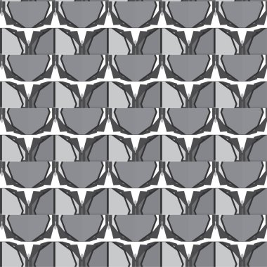 Geometrik soyut dikişsiz desen, vektör illüstrasyonu