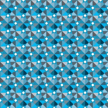 Geometrik soyut dikişsiz desen, vektör illüstrasyonu