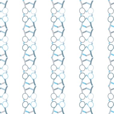 Geometrik soyut dikişsiz desen, vektör illüstrasyonu