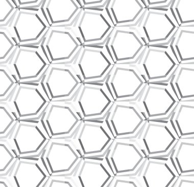 Geometrik soyut dikişsiz desen, vektör illüstrasyonu