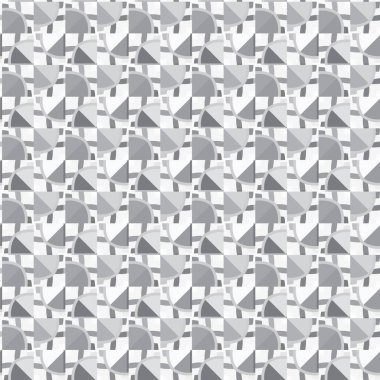 soyut geometrik dikişsiz desen, vektör illüstrasyonu