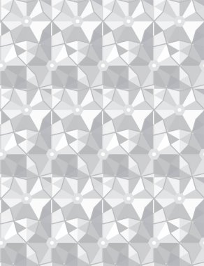 Geometrik soyut dikişsiz desen, vektör illüstrasyonu