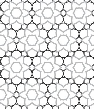 Geometrik soyut dikişsiz desen, vektör illüstrasyonu