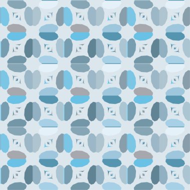 Geometrik soyut dikişsiz desen, vektör illüstrasyonu