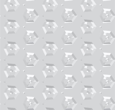 Geometrik soyut dikişsiz desen, vektör illüstrasyonu