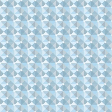 Geometrik şekilli kusursuz desen vektör çizimi