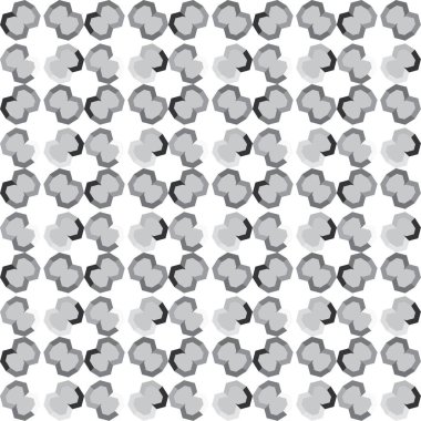 Geometrik şekilli kusursuz desen vektör çizimi