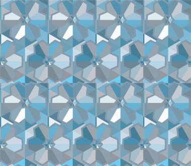 soyut geometrik dikişsiz desen, vektör illüstrasyonu