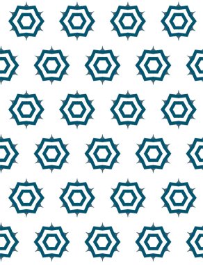 Geometrik şekilli kusursuz desen vektör çizimi  