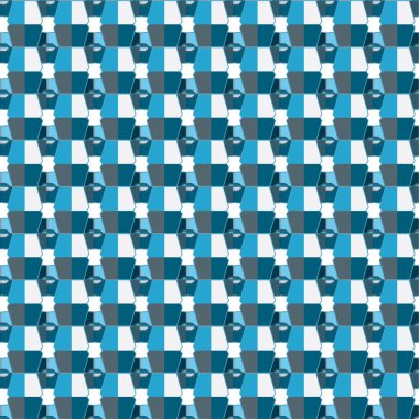 Geometrik soyut dikişsiz desen, vektör illüstrasyonu