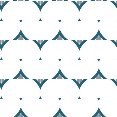 Geometrik soyut dikişsiz desen, vektör illüstrasyonu