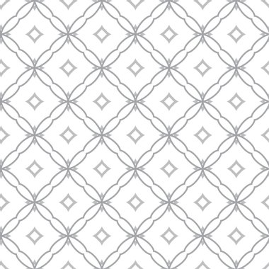 Geometrik soyut dikişsiz desen, vektör illüstrasyonu
