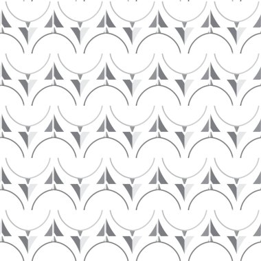 Geometrik soyut dikişsiz desen, vektör illüstrasyonu