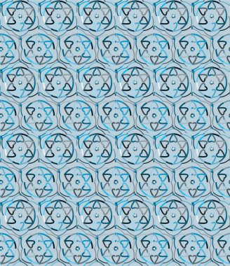 soyut geometrik dikişsiz desen, vektör illüstrasyonu