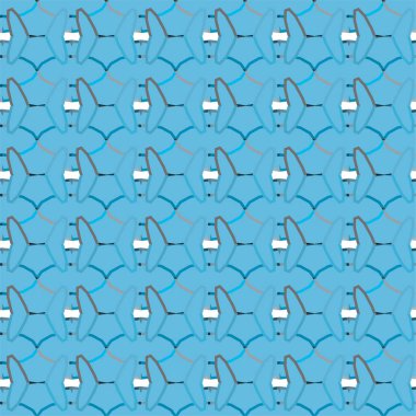 Geometrik soyut dikişsiz desen, vektör illüstrasyonu