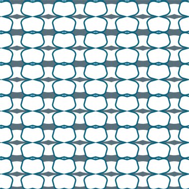 Geometrik soyut dikişsiz desen, vektör illüstrasyonu
