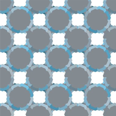Geometrik soyut dikişsiz desen, vektör illüstrasyonu