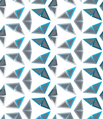 Geometrik soyut dikişsiz desen, vektör illüstrasyonu