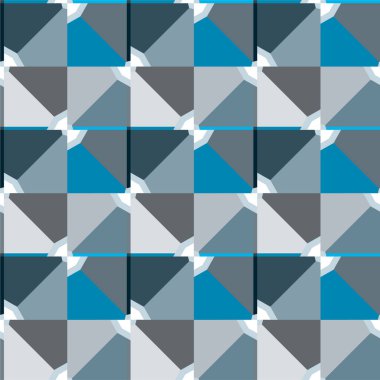 soyut geometrik dikişsiz desen, vektör illüstrasyonu