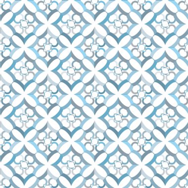 Geometrik soyut dikişsiz desen, vektör illüstrasyonu