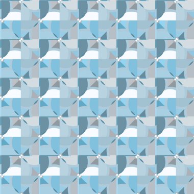 soyut geometrik dikişsiz desen, vektör illüstrasyonu