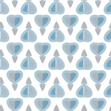 soyut geometrik dikişsiz desen, vektör illüstrasyonu