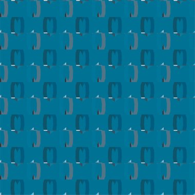 Geometrik soyut dikişsiz desen, vektör illüstrasyonu