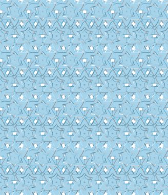 Geometrik soyut dikişsiz desen, vektör illüstrasyonu