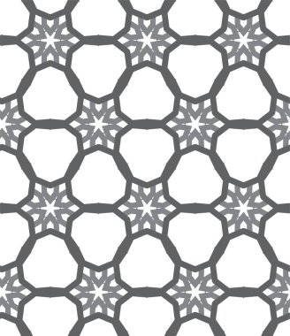 Geometrik soyut dikişsiz desen, vektör illüstrasyonu