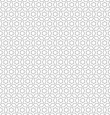 Geometrik soyut dikişsiz desen, vektör illüstrasyonu