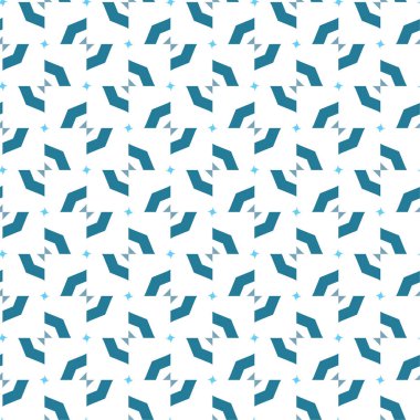 Geometrik soyut dikişsiz desen, vektör illüstrasyonu