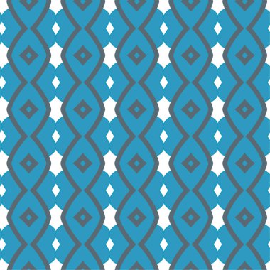 Geometrik soyut dikişsiz desen, vektör illüstrasyonu