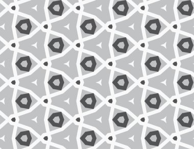 soyut geometrik dikişsiz desen, vektör illüstrasyonu