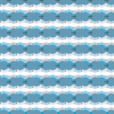 Geometrik yinelenen süs vektör deseni. Pastel tonları olan kusursuz tasarım dokusu