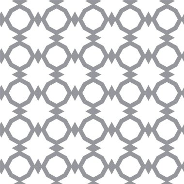 Geometrik soyut dikişsiz desen, vektör illüstrasyonu